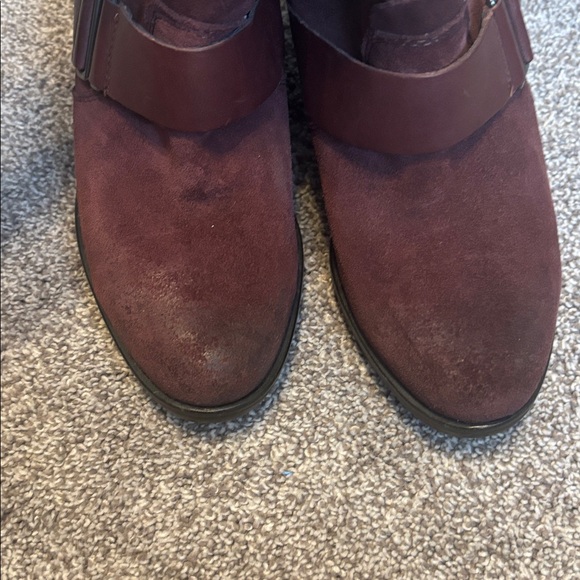 Sorrel After Hours Suede Wedge Buckle Boots - Picture 7 of 9